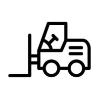 Forklift Icon Design vector