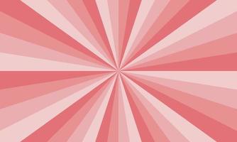 Abstract explosion background in gradient red pink color. Asian style glare effect. Sunshine sparkle pattern. Vector illustration of a radial ray. Narrow beam. For backdrops, posters, banners, covers.