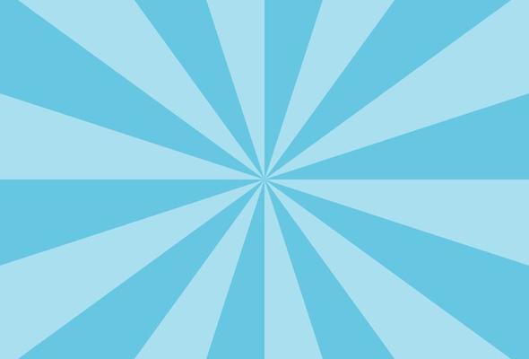 Abstract explosion background in gradient blue color. Asian style glare effect. Sunshine sparkle pattern. Vector illustration of a radial ray. Narrow beam. For backdrops, posters, banners, and covers.