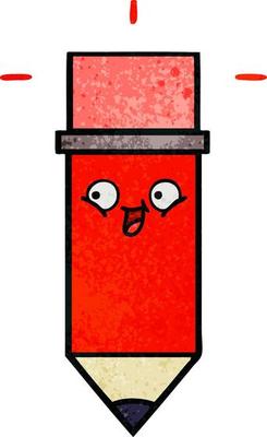 retro grunge texture cartoon pencil