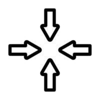 Directional Arrows Icon Design vector