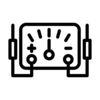 Voltage Indicator Icon Design vector