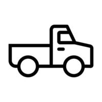 diseño de icono de camioneta vector