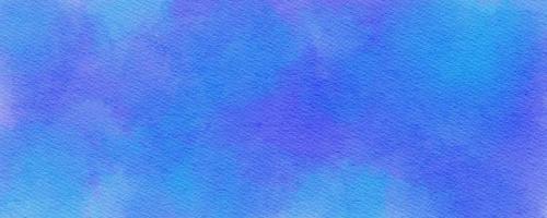 Blue Watercolor abstract texture rectangle background photo