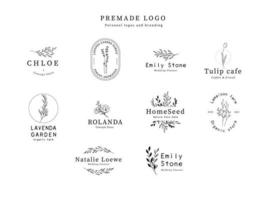 Premade logo Vol 3 vector