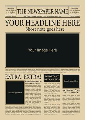 Free Newspaper Vector Art