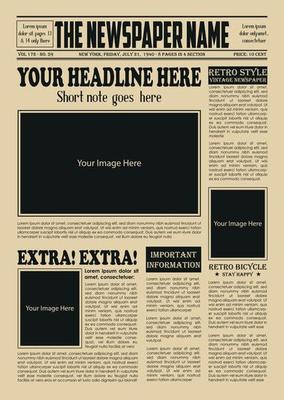 Free Newspaper Vector Art