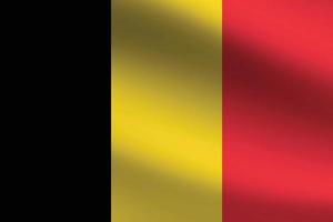 Belgium flag of silk vector