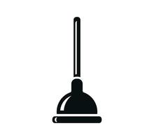 Plunger icon vector logo design template illustration