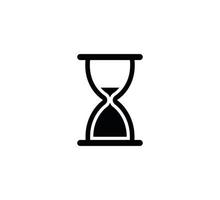 Hourglass icon vector flat style illustration