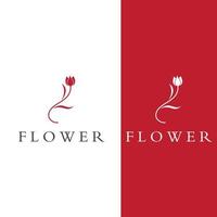 Logos of flowers, roses, lotus flowers, and other types of flowers. By using the design concept of a vector illustration template.