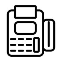 Pos Terminal Icon Design vector