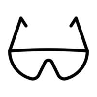 diseño de icono de gafas de seguridad vector