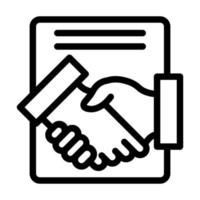 Contract Icon Design vector