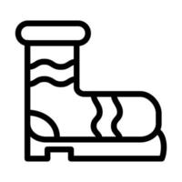 Boot Icon Design vector