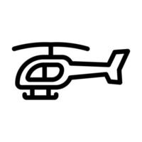 diseño de icono de helicóptero de policía vector