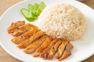 Grilled Chicken with Steamed Rice photo