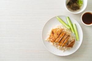 Grilled Chicken with Steamed Rice photo