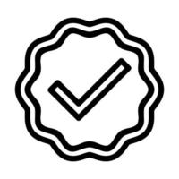 Verified Icon Design vector