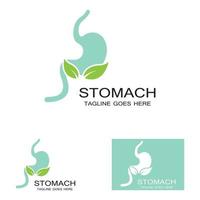 stomach care icon designs vector