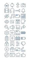 paquete de iconos de interfaz de usuario vector