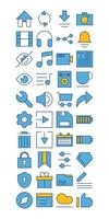 User Interface Icons Pack vector