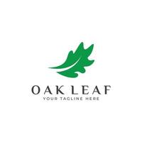 Autumn oak leaf logo and oak tree logo. With easy and simple editing of vector illustration.