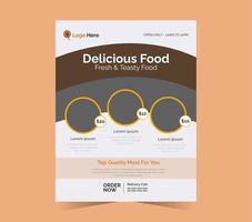 Delicious Food Flyer vector