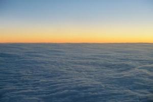 clouds on sunset photo