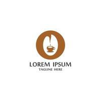 coffee bean icon vector illustration template