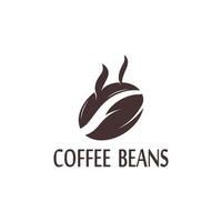 coffee bean icon vector illustration template