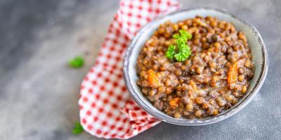 lentils vegetables cuisine fresh healthy meal food snack diet on the table copy space food background photo