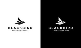 Blackbird Logo Vector Abstract Modern Business