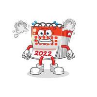 calender cartoon vector