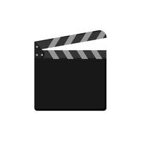 clapper board vector illustration, great for cinema and children's filmmaking themes