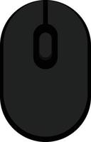 flat design computer mouse icon vector