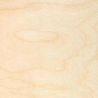 superficie cuadrada natural de madera contrachapada de abedul en blanco foto