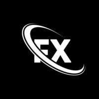 FX F X Letter Logo Design in Black Colors. 5076516 Vector Art at Vecteezy