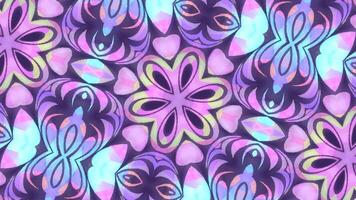 ornamento floral roxo video