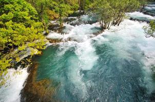 river waterfall wild photo