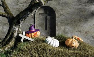 Halloween festival celebration 3D design photo