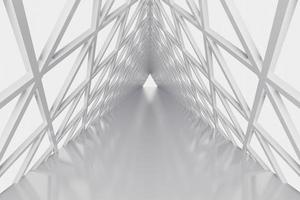 3d rendering illustration of minimal design modern pathway. product placement photo