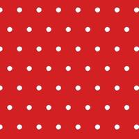 White polka dot on red background photo