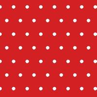 White polka dot on red background photo