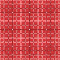 White square flower on red background photo