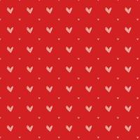 White heart on red background photo