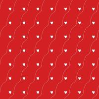 White heart on red background photo