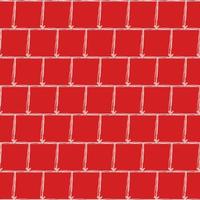 White wall brick with heart on red background photo