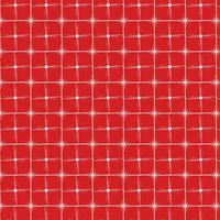 White square gingham with snowflake on red background photo