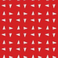 White triangle on red background photo